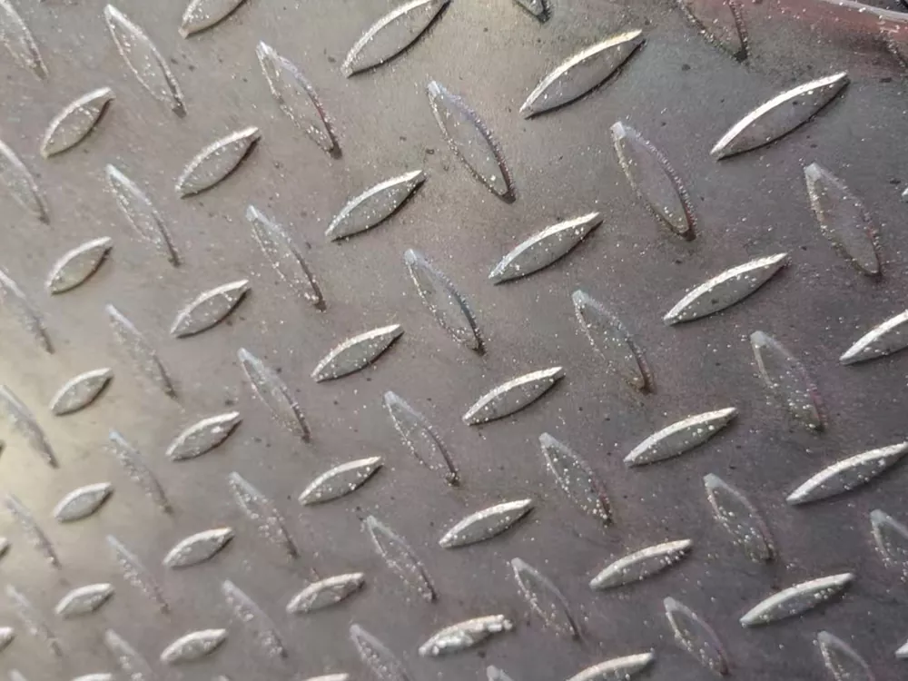 Geruite plaat 3 mm