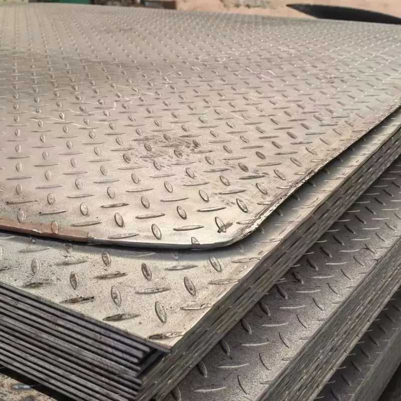 Geruite plaat 6 mm